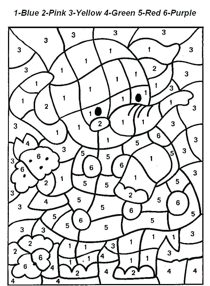 Color By Number Printable Pages Coloring Pages Numbers 