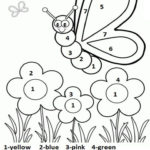 Color By Number Spring Worksheet For Kids Here Is Number