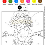 Color By Number Worksheet10 Math Worksheets Preschool
