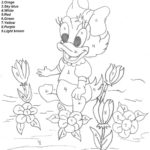 Color By Number Worksheets Disney Coloring Pages Free