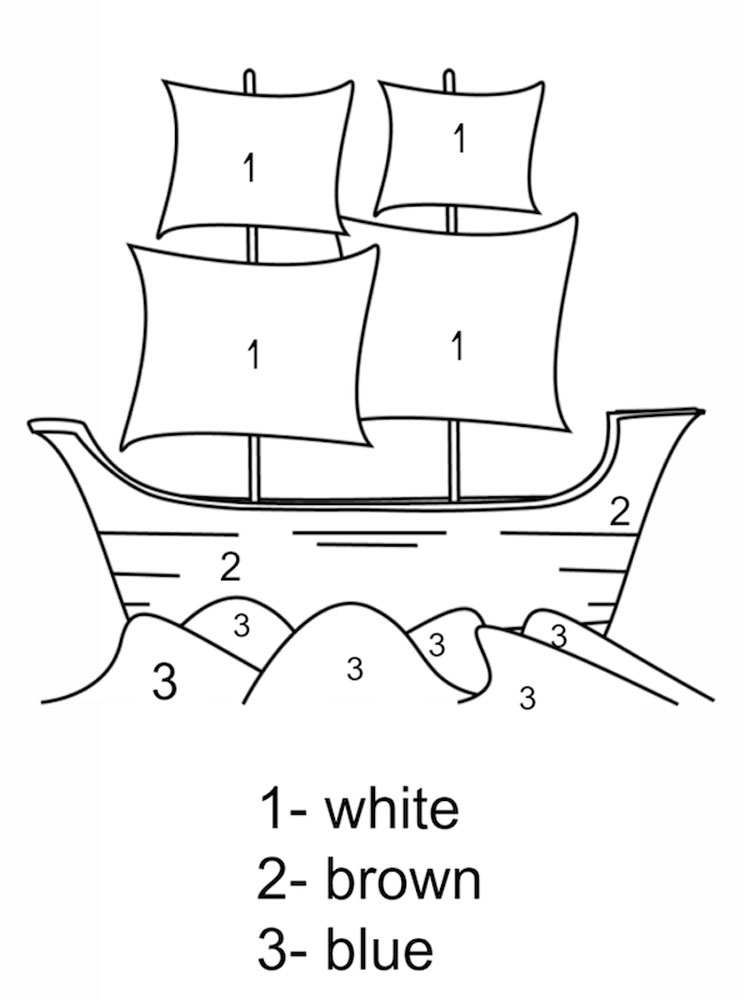 Color By Numbers Coloring Pages Download And Print Color 