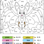 Color By Sum Worksheet Turtle Diary