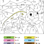 Color Subtraction Worksheet5 Math Coloring Worksheets