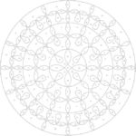 ColorByNumber Mandala Coloring Pages Colouring Adult