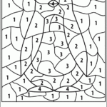 Coloring Pages Color By Number Worksheets For