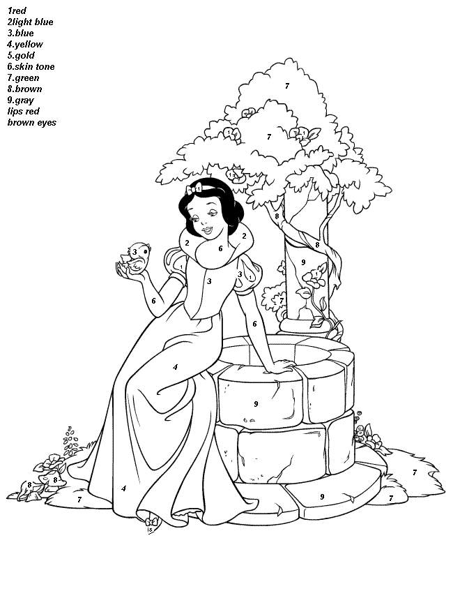 Coloring Pages Color By Numbers Coloring Pages For Kids 