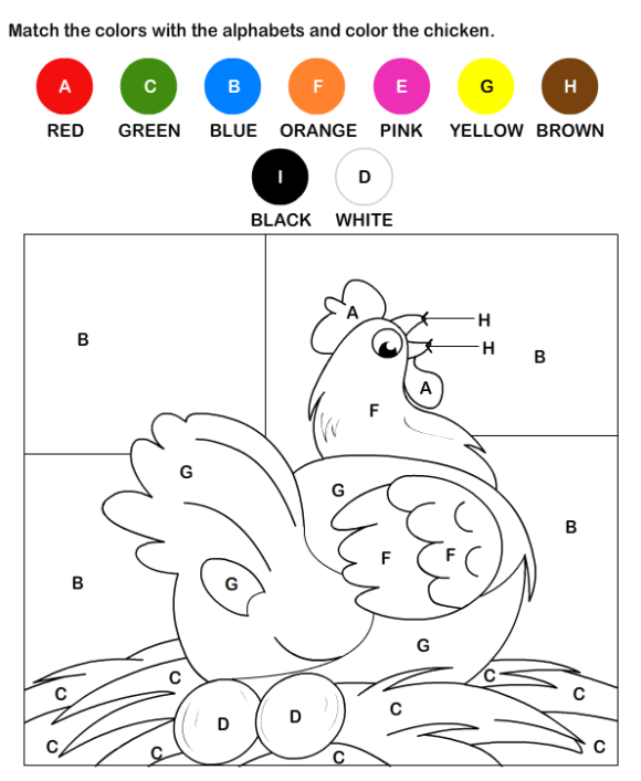 Coloring Pages Color Worksheets For Pre K 101 Coloring 