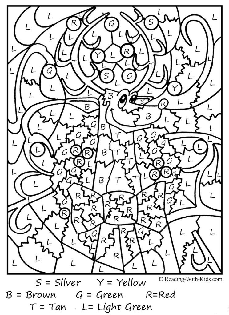 Coloring Pages Free Color By Number Printables For Adults 