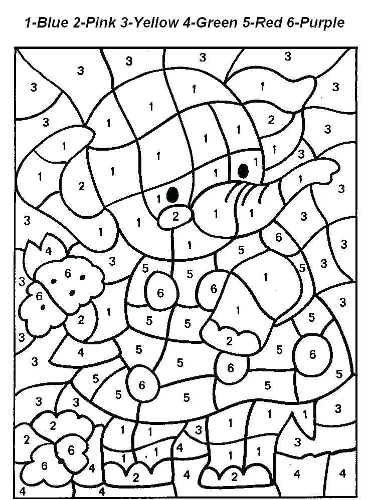 Coloring Pages With Number Codes At GetColorings 