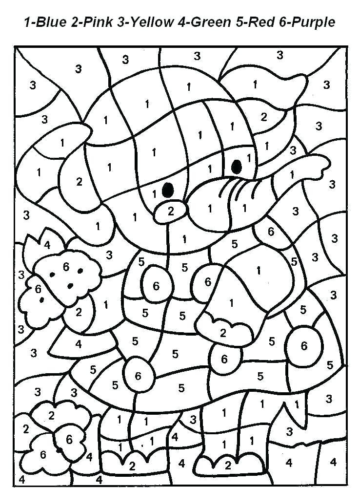 Coloring Pages With Number Codes At GetColorings