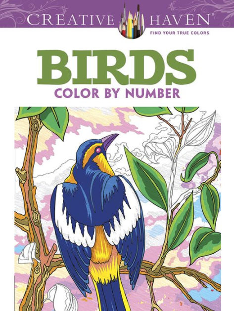 Creative Haven Birds Color By Number Coloring Book By 