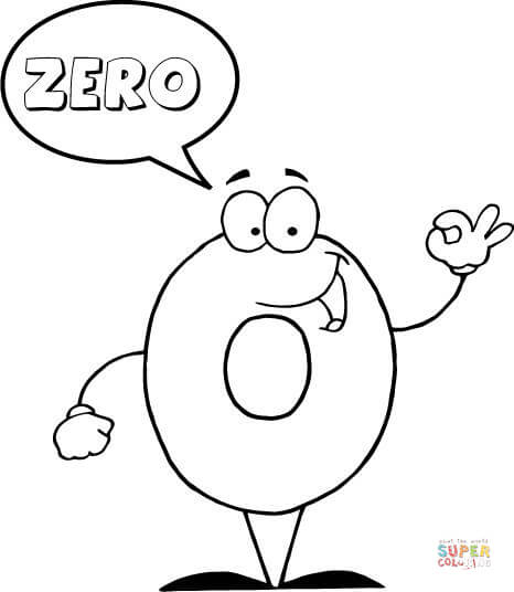 Desenho De N Mero 0 Diz Zero Para Colorir Desenhos Para Desenho De N mero 0 Diz Zero Para Colorir Desenhos Para