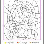 Easter Color By Numbers Easter Colors Easter Coloring