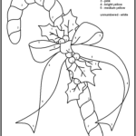 Free Christmas Color By Number Activity Sheets Printable