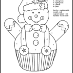 Free Christmas Color By Number Activity Sheets Printable