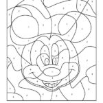 Free Disney Color By Number Printables Disney Coloring