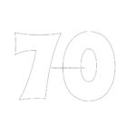 Free Groovy 70 Number Stencil Freenumberstencils