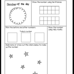 Free Number Of The Day Printable And Worksheet For K 2