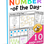 Free Number Of The Day Worksheets Kindergarten Mom