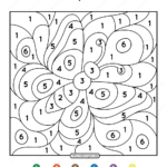 Free Printable Color By Number Butterfly 10