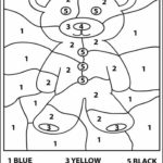 Free Printable Color By Number Worksheets For Kindergarten