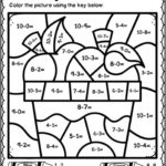 Free Printable Color By Number Worksheets For Kindergarten