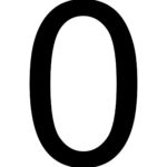 Free Printable Number 0 Large Size On Page Free Printables