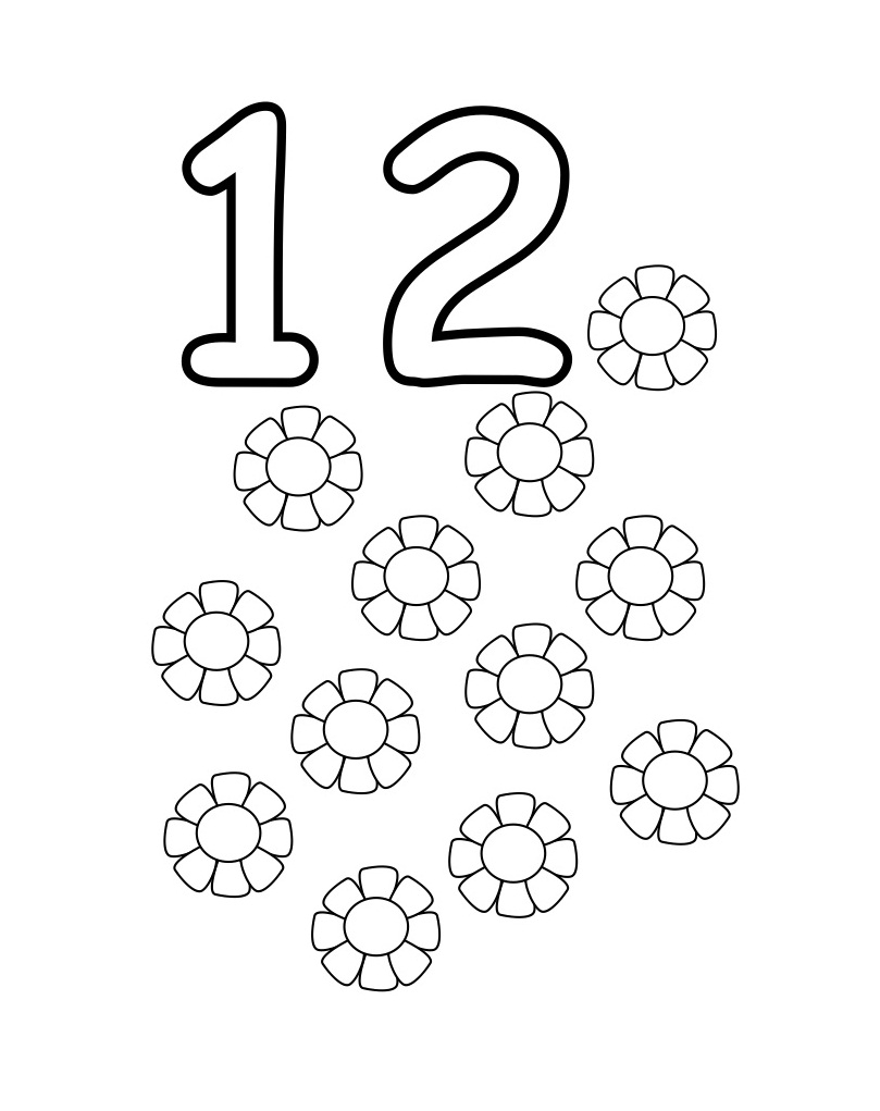 Free Printable Number Coloring Pages For Kids Free Printable Number Coloring Pages For Kids