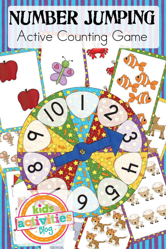 Free Printable Number Jumping Active Counting Game