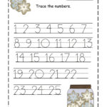 Free Printable Number Tracing Worksheets 1 20