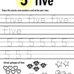 Free Printable Number Worksheets 1 9 My Mommy Style