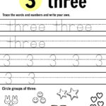 Free Printable Number Worksheets 1 9 My Mommy Style