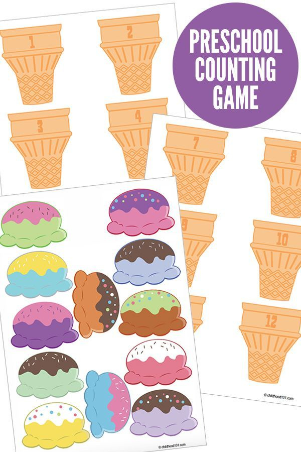 Free Printable Preschool Counting Game Preschool Free Printable Preschool Counting Game Preschool