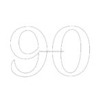 Free Retro 90 Number Stencil Freenumberstencils