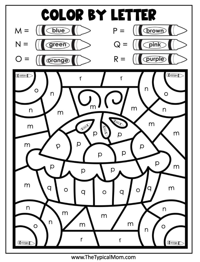 Free Thanksgiving Color By Number Printables The Typical Mom