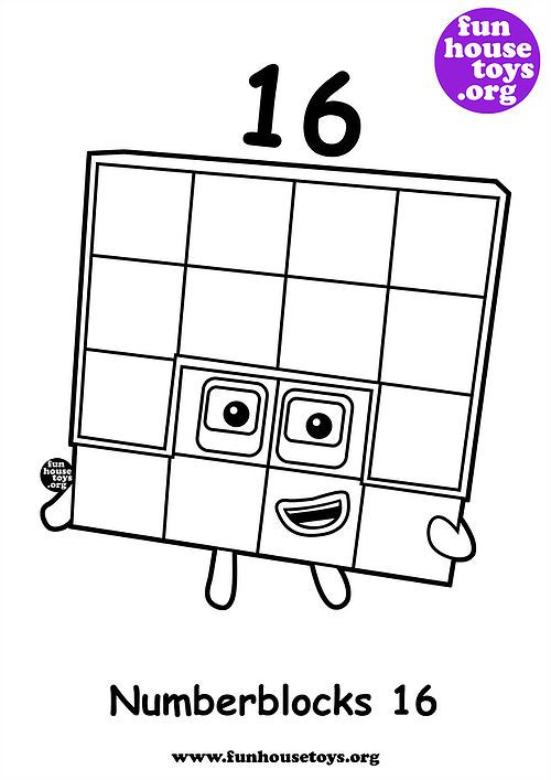 FUN HOUSE TOYS Numberblocks Coloring For Kids FUN HOUSE TOYS Numberblocks Coloring For Kids