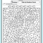 Get PDF Coloring Pages For Kids Color Color By Numbers