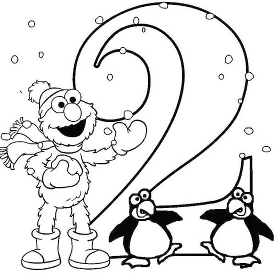 Get This Number 2 Coloring Page 26571