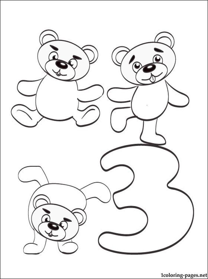 Get This Number 3 Coloring Page 3a73n