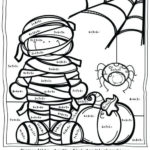 Halloween Color By Number Pages Halloween Color By Number
