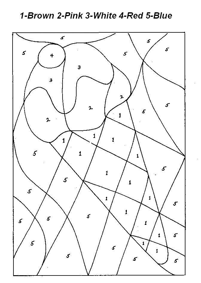 Ice Cream Coloring Pages Labe Design Color By Numbers 
