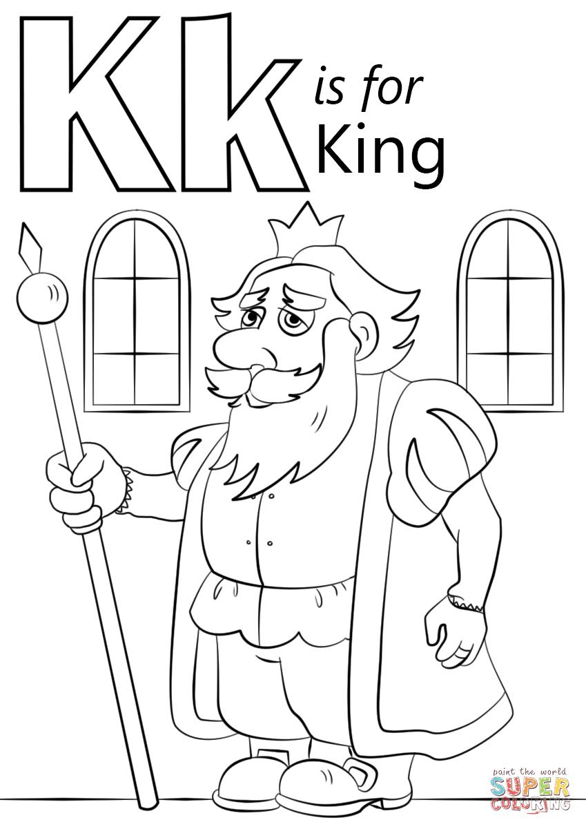 K Coloring Pages At GetDrawings Free Download