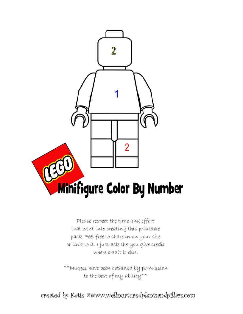 LEGO Addition And Multiplication Color By Number LEGO Addition And Multiplication Color By Number