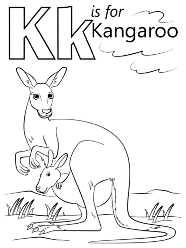 Letter K Coloring Pages Download And Print Letter K 