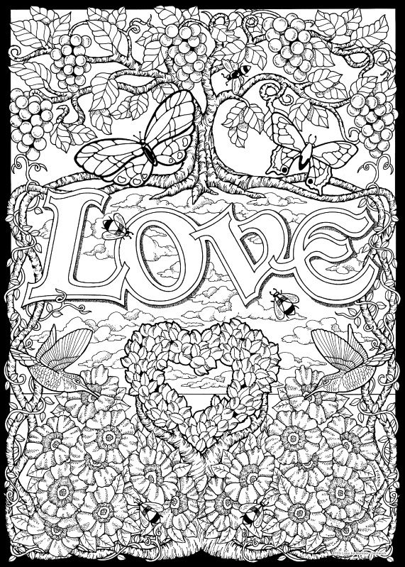Love Color By Number Coloring Pages Adult Coloring Love Color By Number Coloring Pages Adult Coloring