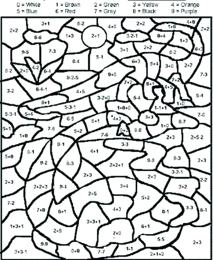 free math coloring pages 1st grade