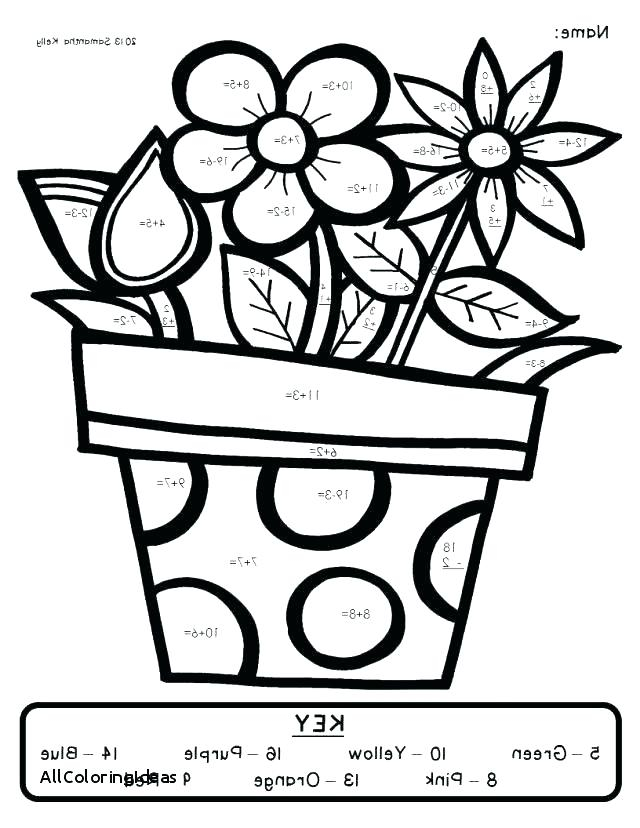 Math Coloring Pages 2nd Grade At GetColorings Free 