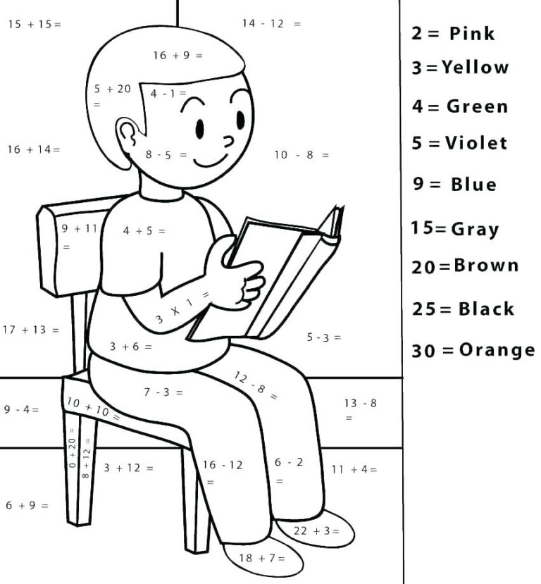 Math Coloring Pages Best Coloring Pages For Kids