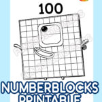 New 100 To 1000 Numberblocks Coloring Pages In 2020 Fun