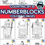 New Numberblocks 100 Available As Coloring Printable For